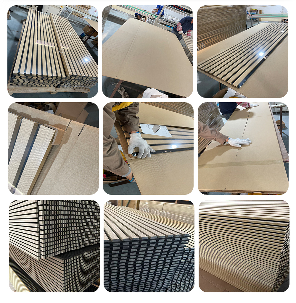 slat wall pared de listones