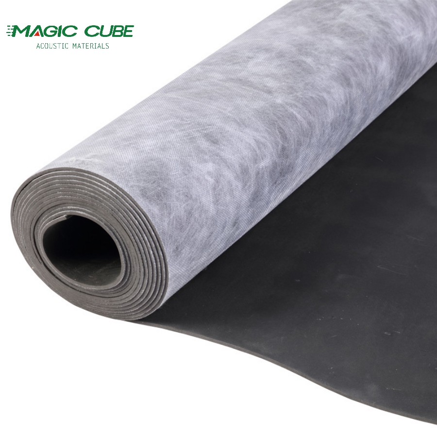 Material de construcción flexible negro de alta calidad, lámina de vinilo cargada en masa, barrera contra ruido MLV