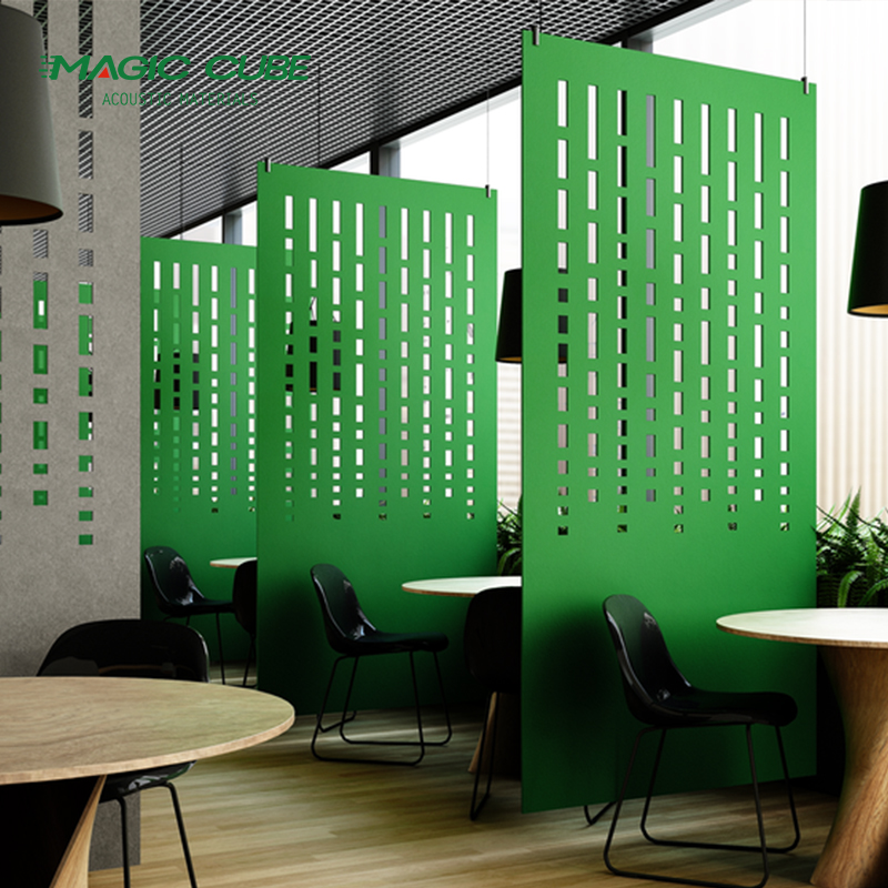  Panel de fieltro de poliéster fonoabsorbente decorativo de fibra de poliéster ecológico de 9 mm